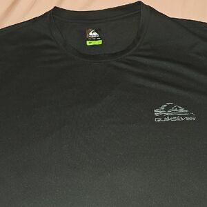 Quiksilver Charcoal Tee with Logo